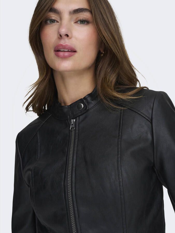 JDY Imitatieleren jack EMILY FAUX LEATHER JACKET OTW NOOS - Foto 2
