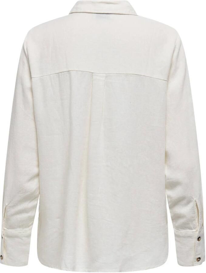 JDY Overhemdblouse SAY L S LINEN LOOSE SHIRT WVN NOOS - Foto 3