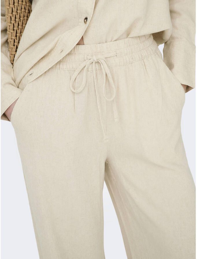 JDY Linnen broek SAY LINEN HW WIDE PANT WVN NOOS - Foto 2