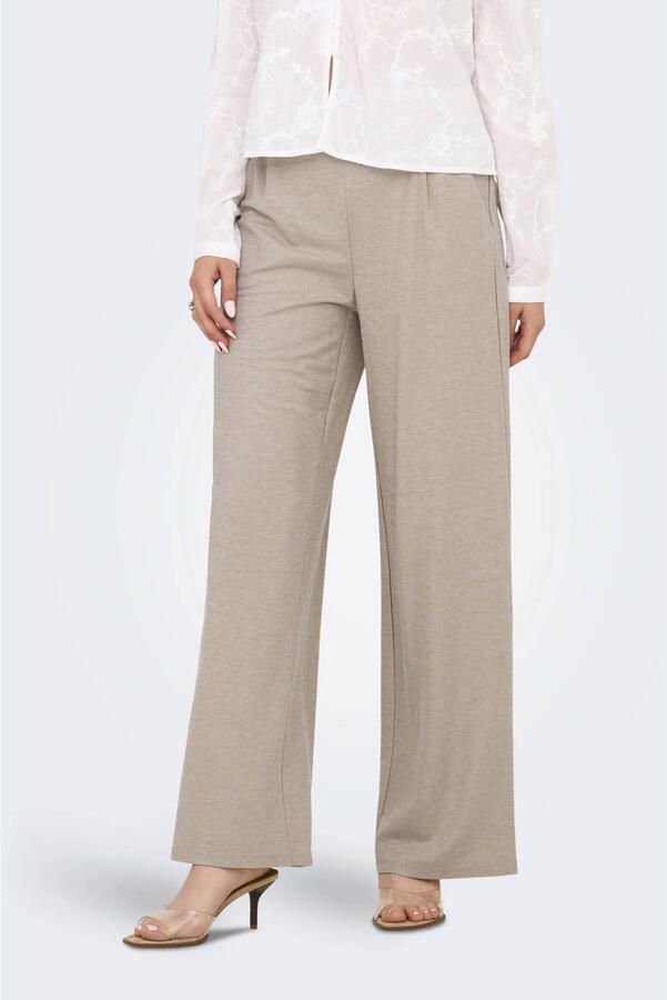 Jacqueline de Yong Klassieke Denim Jeans voor Vrouwen Beige Dames