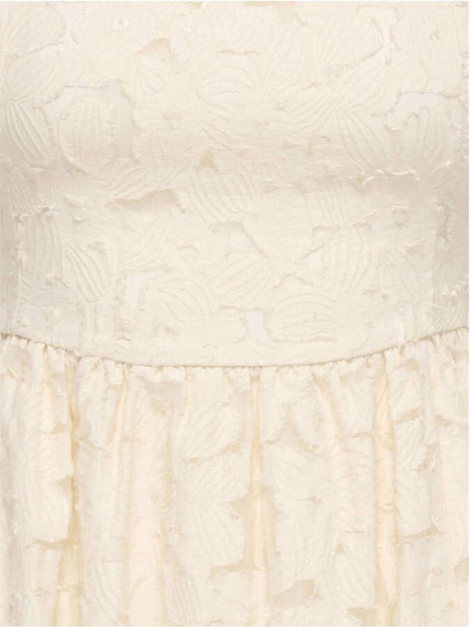 JDY maxi jurk broderie beige - Foto 2