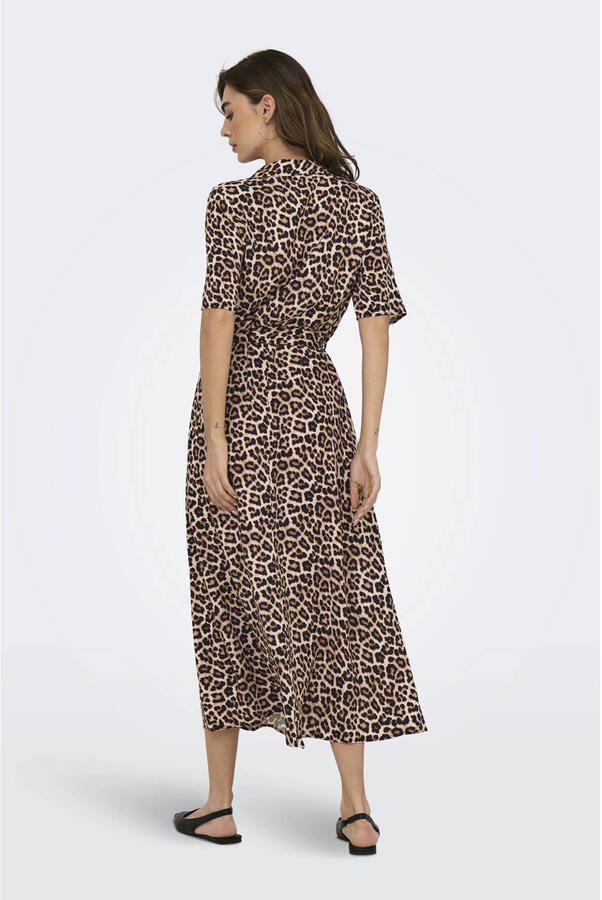 JDY Jurk met overhemdkraag STARSEZEN LIFE 2 4 MIDIDRESS WVN NOOS