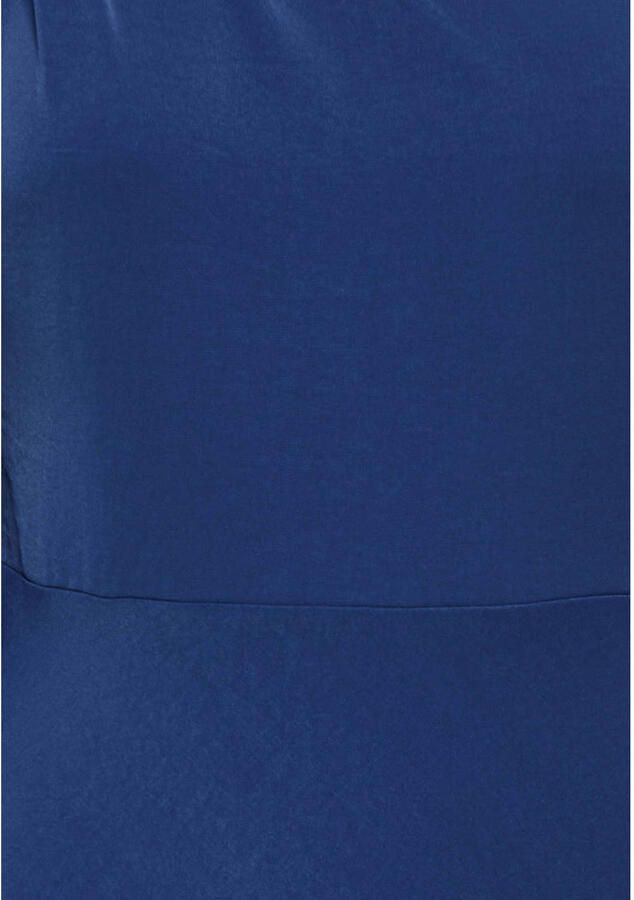 JDY maxi jurk gebreid blauw - Foto 2
