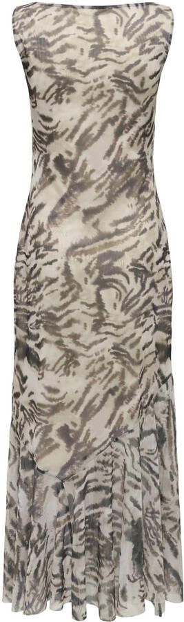JDY maxi jurk met print ecru - Foto 3