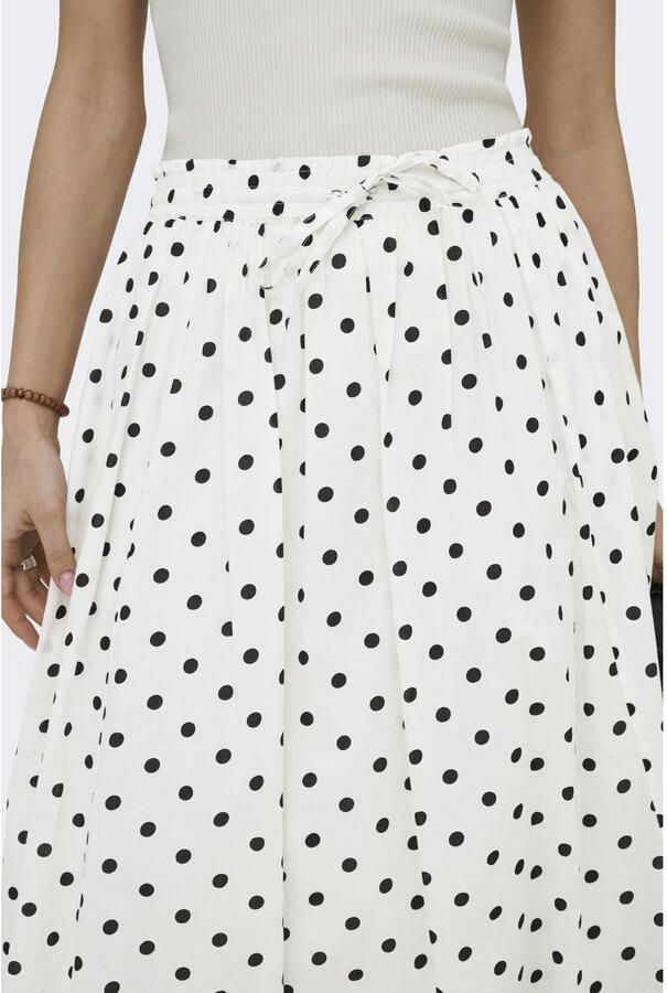 JDY maxi rok met stippen wit - Foto 2