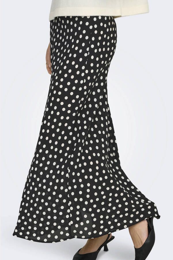 JDY maxi rok met stippen zwart - Foto 2