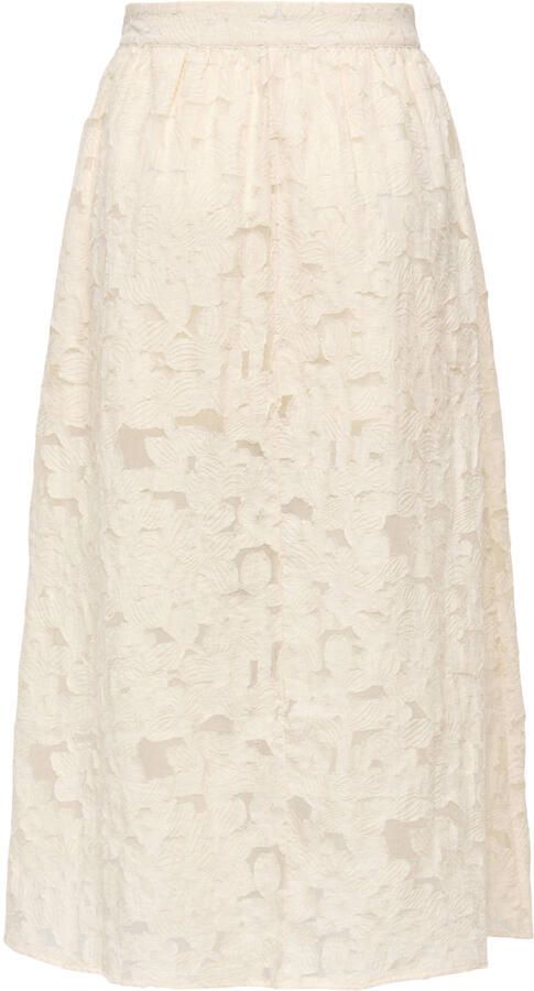 JDY midi rok beige