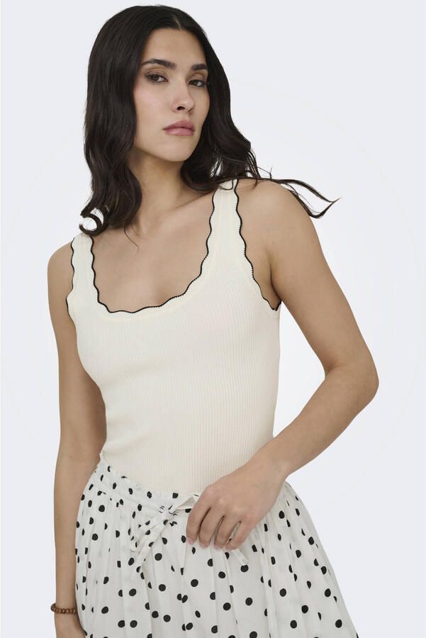 JDY Nanna Scallop Edge Top Dames - Foto 3