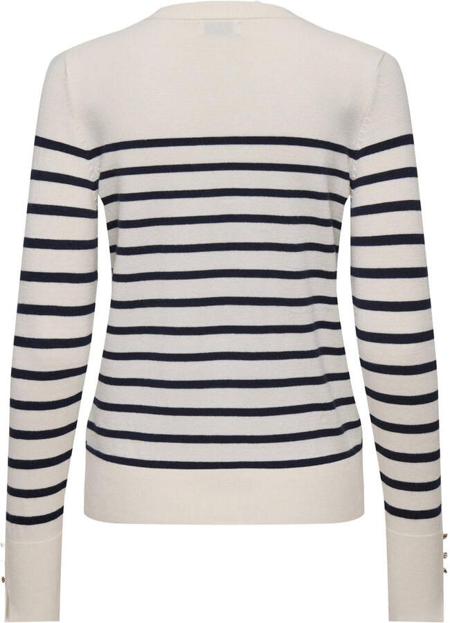 JDY Trui met ronde hals MALOU L S ON BUTTON PULLOVER KNT NOOS