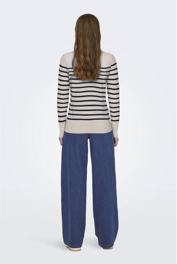 JDY Trui met ronde hals MALOU L S ON BUTTON PULLOVER KNT NOOS - Foto 2