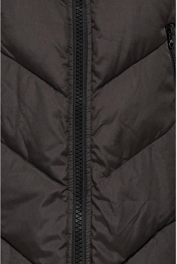 JDY quilted winter pufferjas donkerbruin - Foto 2