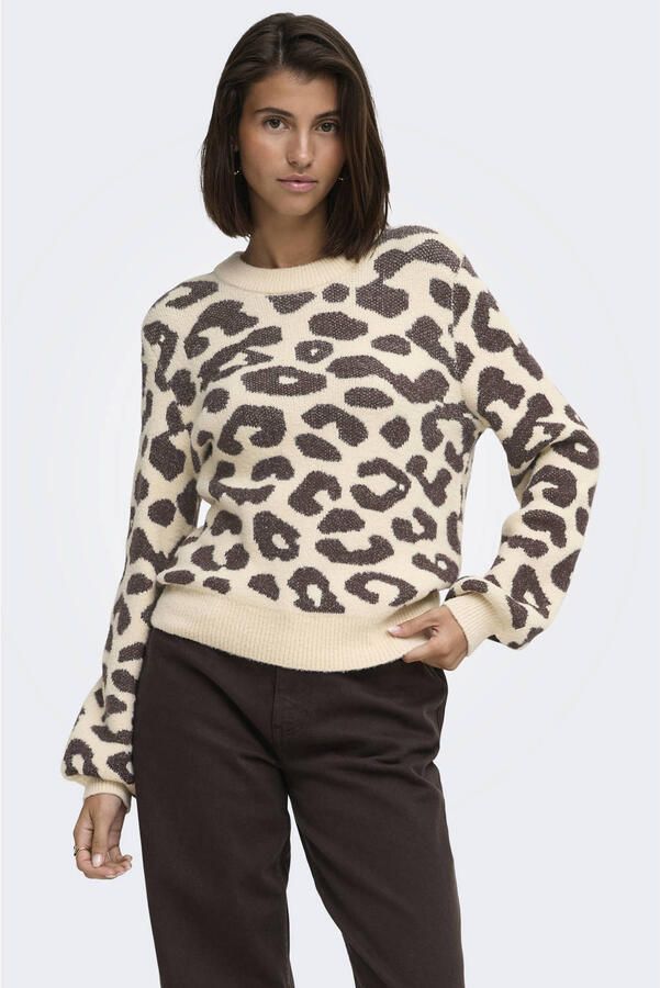 Jacqueline De Yong Trui JDYLORRAINE ANIMAL L S PULLOVER KNT 15292890