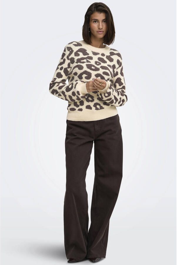 Jacqueline De Yong Trui JDYLORRAINE ANIMAL L S PULLOVER KNT 15292890 - Foto 2