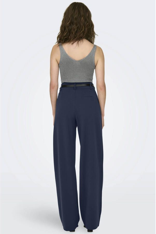 JDY regular fit casual broek donkerblauw - Foto 2