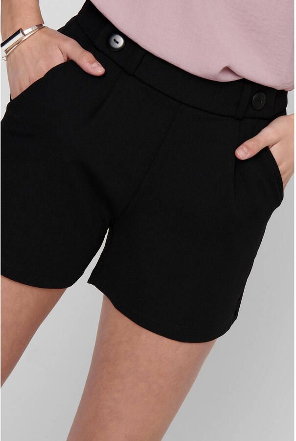 JDY regular fit short GEGGO zwart