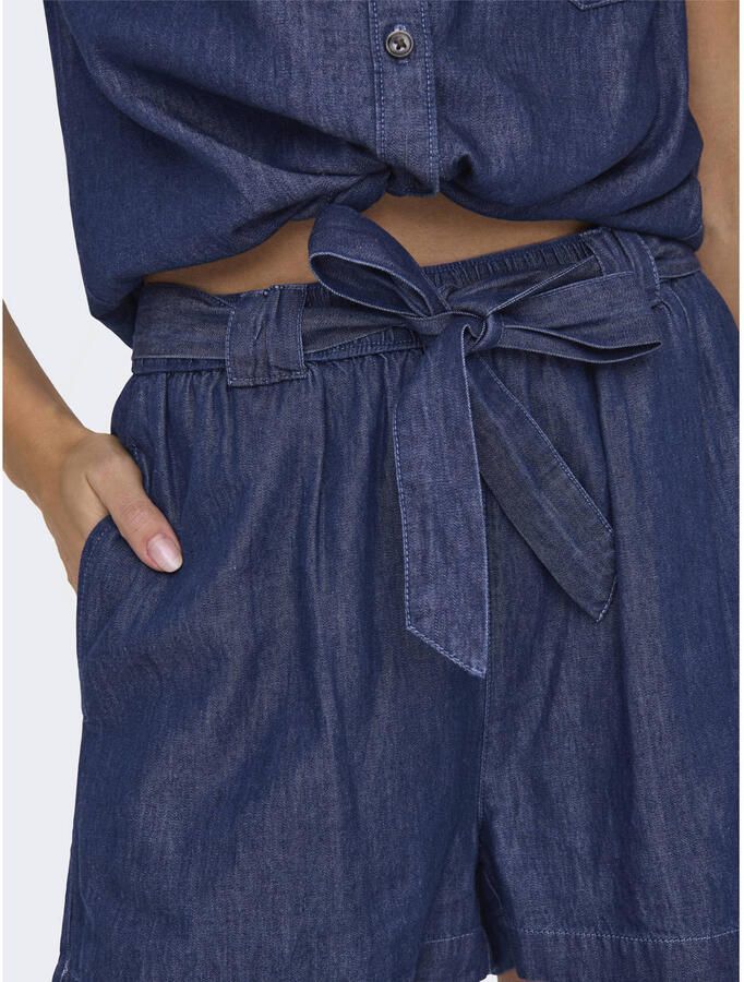 Jacqueline de Yong Bermuda High Waist Shorts Vrouwen Blue Dames - Foto 2