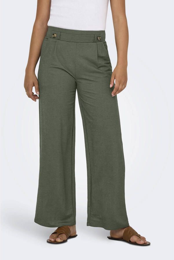 JDY regular waist casual broek grijs - Foto 2