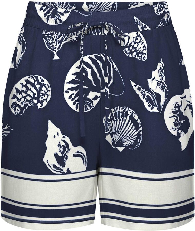 JDY regular waist casual short donkerblauw