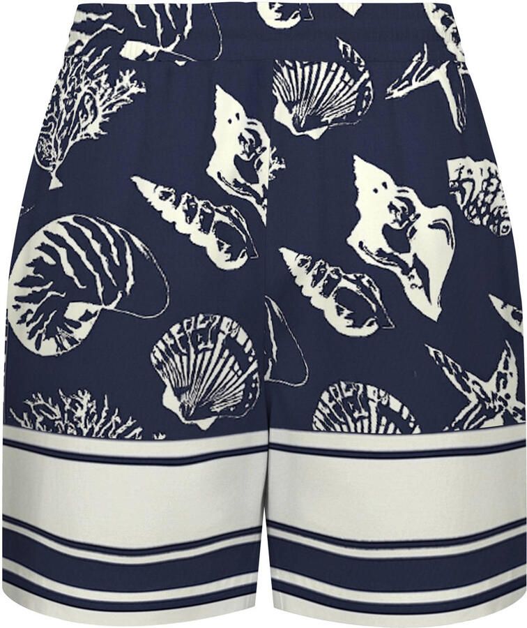 JDY regular waist casual short donkerblauw - Foto 2