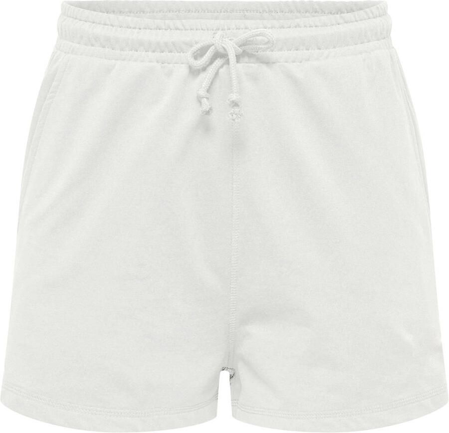 JDY regular waist sweatshort ecru