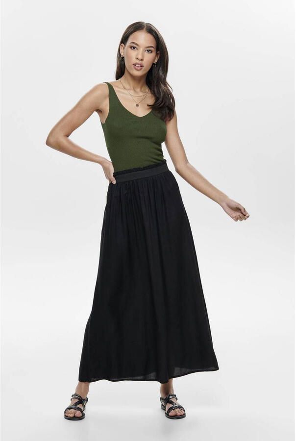 Jacqueline de Yong Groene V-Hals Tanktop voor Vrouwen Green Dames - Foto 2