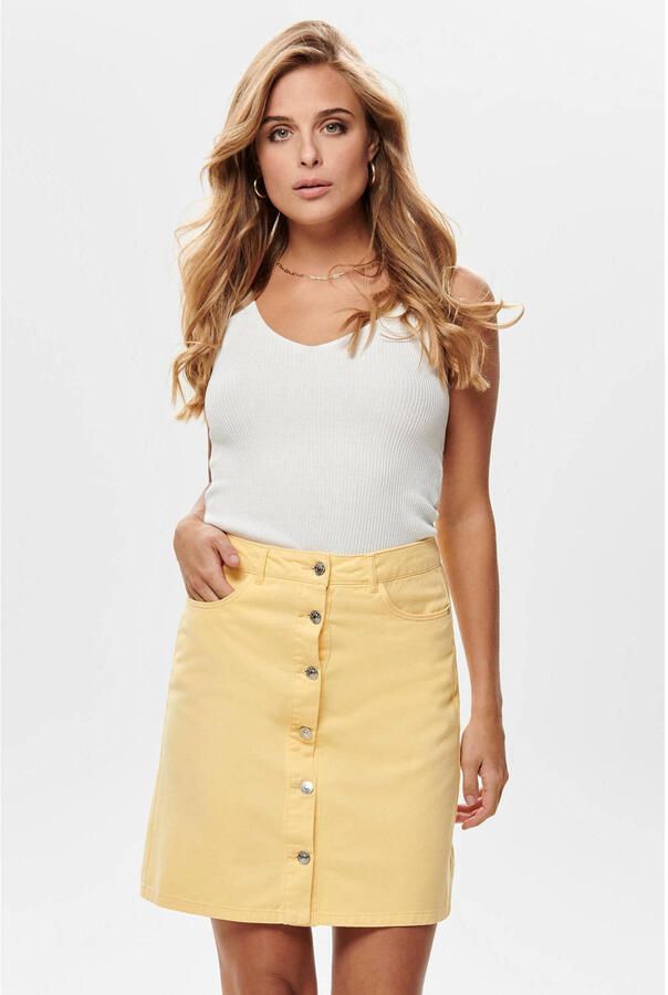 Jacqueline de Yong Lente Tank Top White Dames