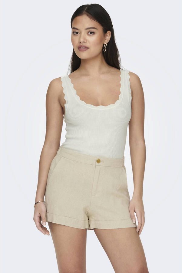 JDY Gebreide top NANNA S L SCALLOP EDGE TOP KNT NOOS