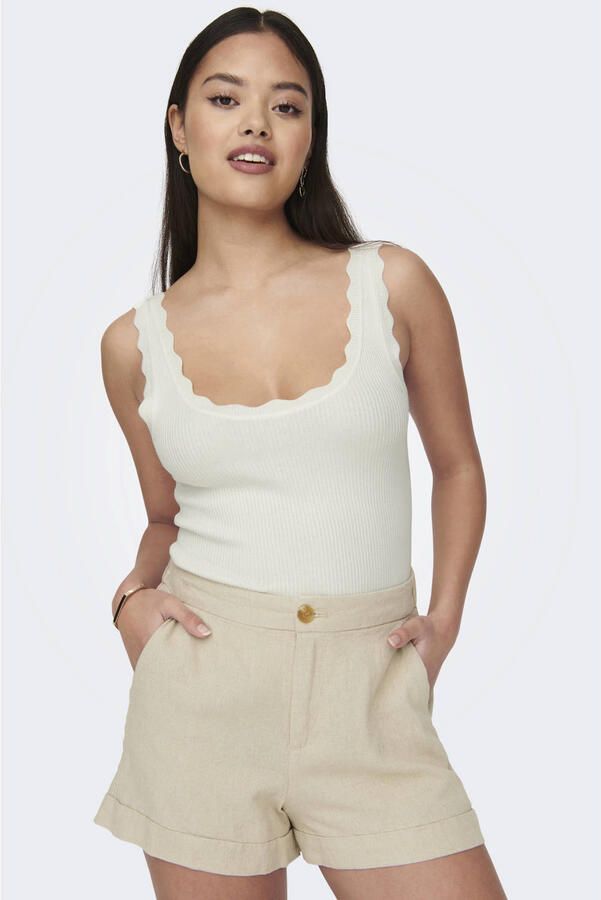 JDY Gebreide top NANNA S L SCALLOP EDGE TOP KNT NOOS - Foto 2