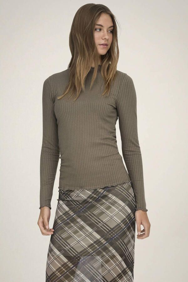 JDY Blouse met lange mouwen FRANSISKA L S HIGHNECK TOP JRS NOOS - Foto 2