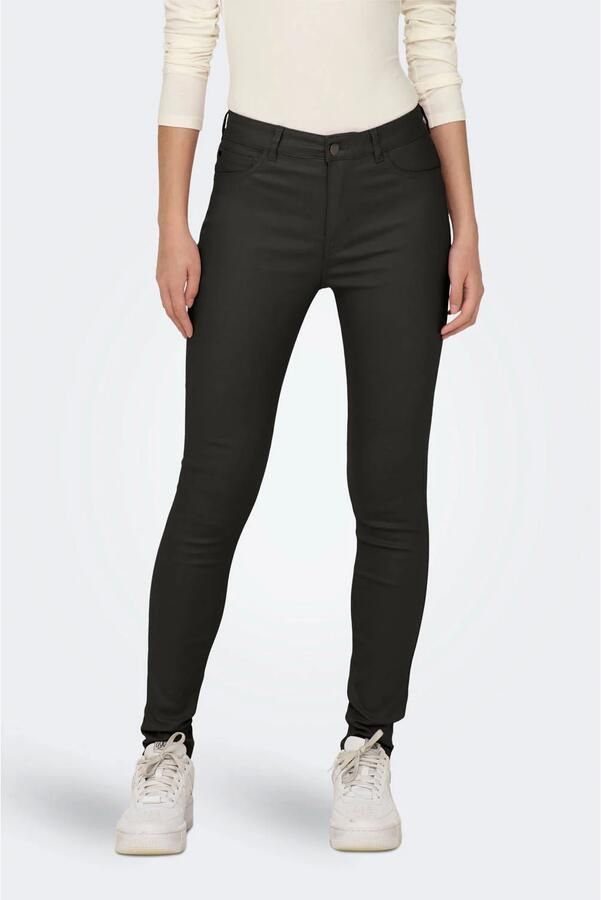 JDY skinny high waist tregging donkergroen