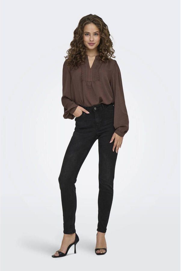 JDY Skinny fit jeans FINA MW SKINNY ANKLE JNS BLK DNM NOOS - Foto 2