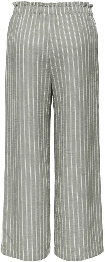 JDY straight high waist casual broek lichtgroen