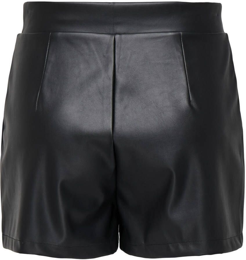 JDY straight regular waist biker short zwart