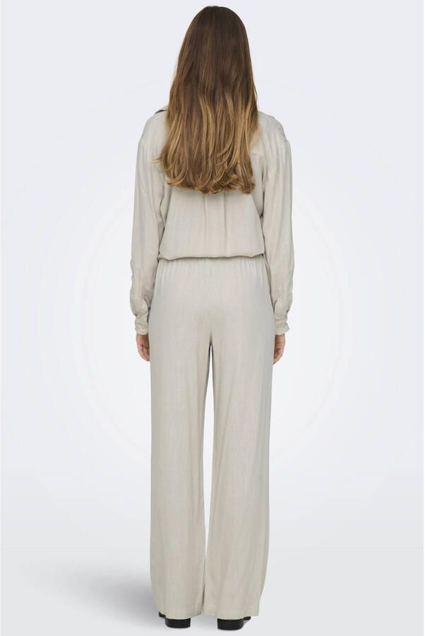 JDY straight regular waist casual broek taupe - Foto 2