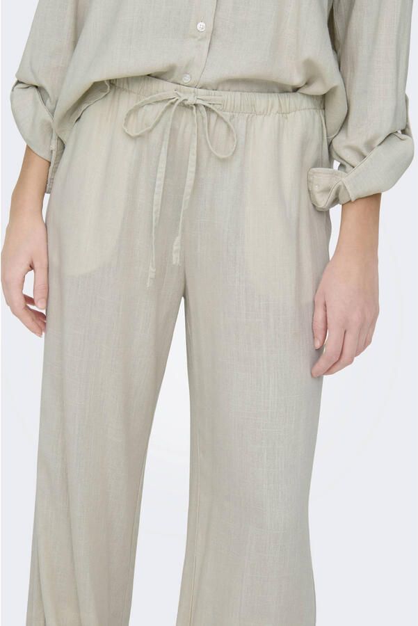 JDY straight regular waist casual broek taupe - Foto 3