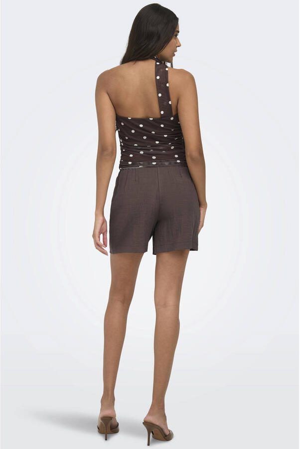 JDY strapless top met stippen bruin - Foto 2