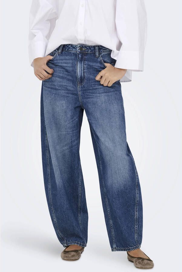 JDY susie Mw Bar Mb 1013 Jeans Dnm Noos high waist wide leg jeans medium blue denim
