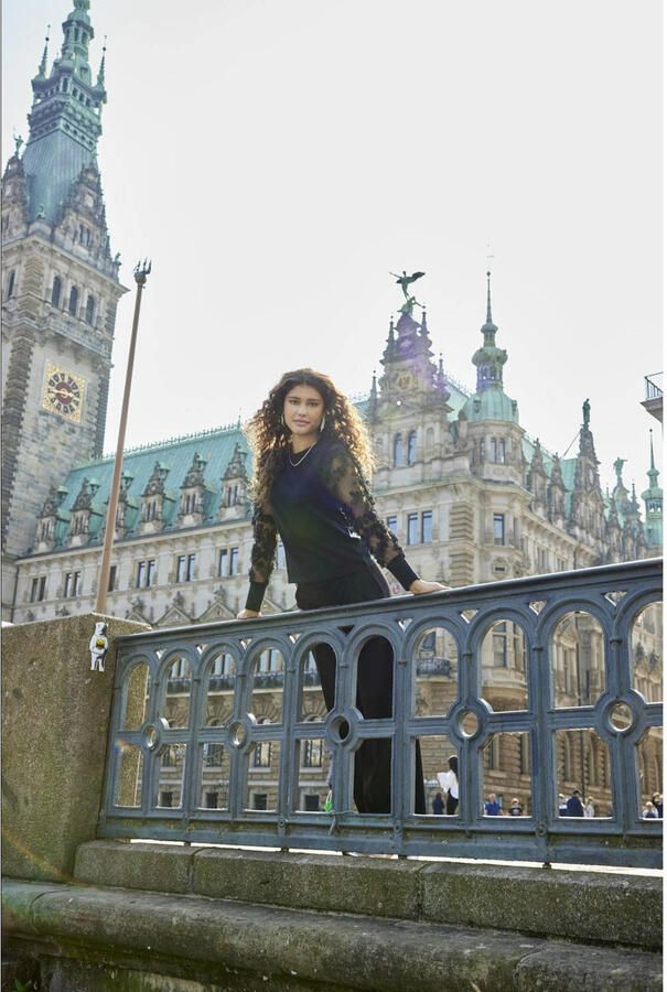 Jacqueline de Yong Zwarte Katoenen Gebreide Kleding Herfst Winter Collectie Black Dames