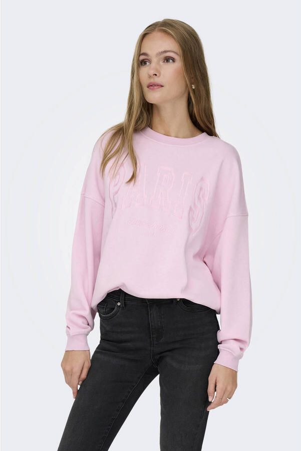 JDY Sweatshirt MESA L S O-NECK EMB SWEAT JRS NOOS - Foto 2
