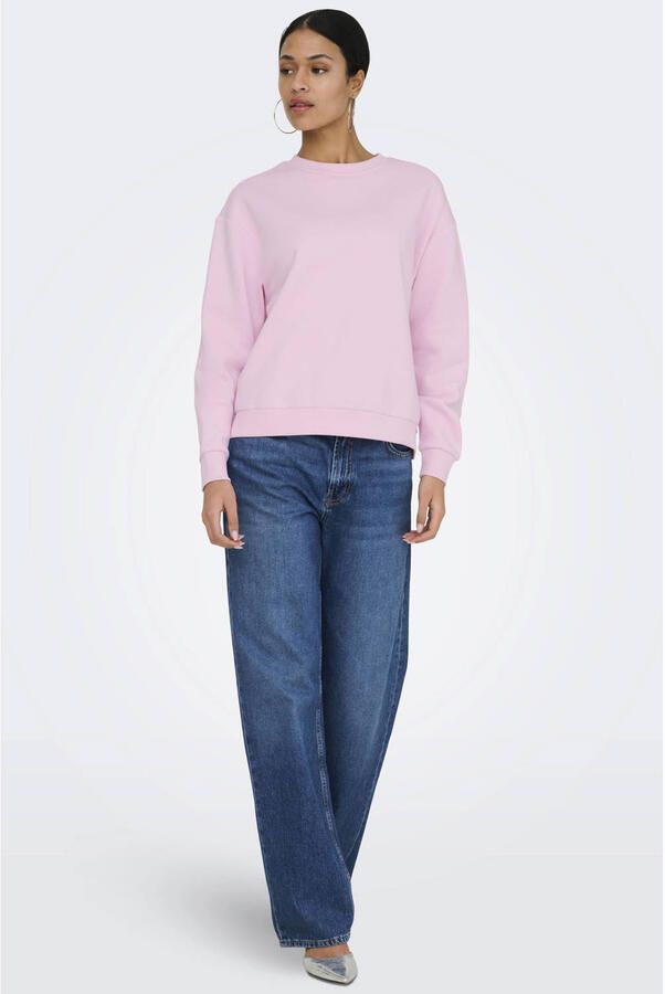 JDY sweater met backprint roze - Foto 3