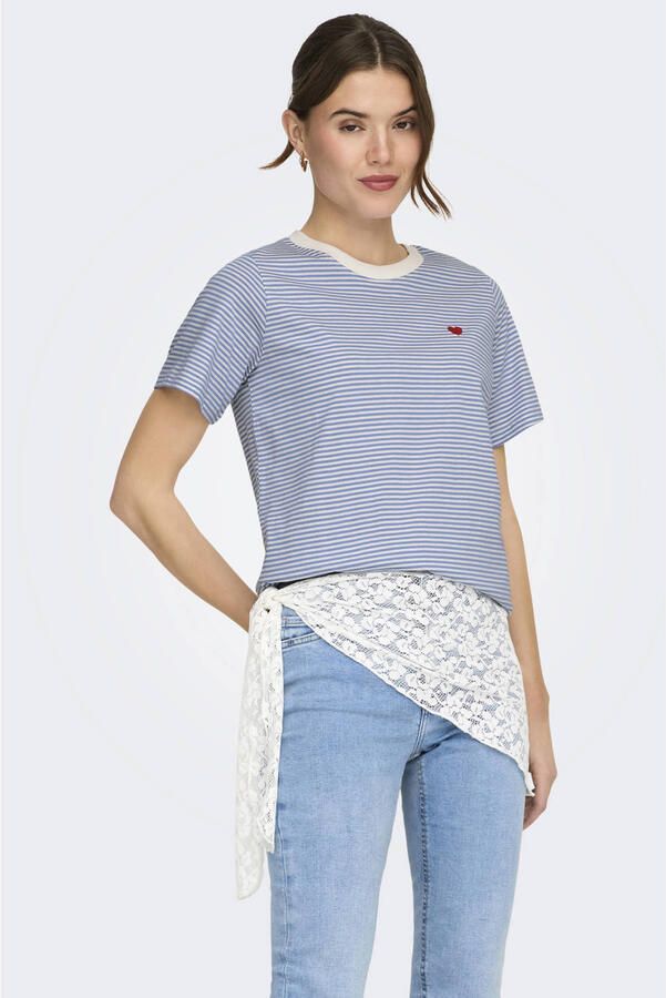 JDY Shirt met korte mouwen PISA S S PRINT TOP JRS NOOS