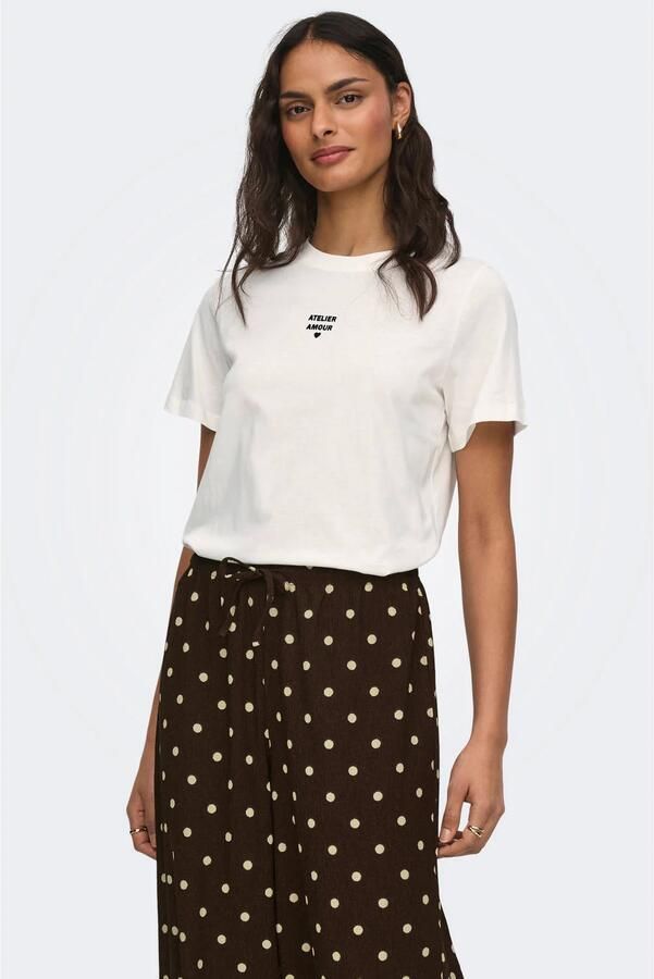 JDY T-shirt ecru
