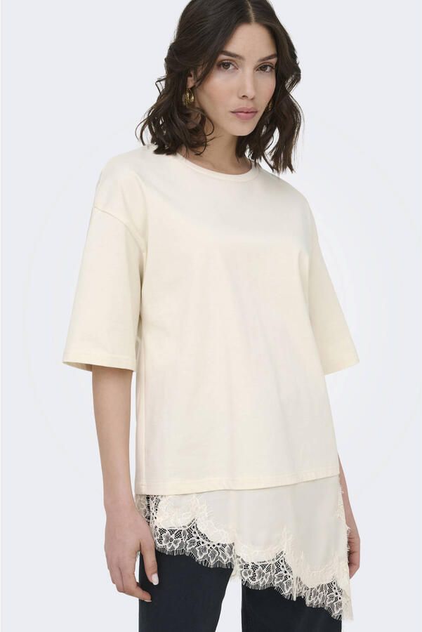 JDY T-shirt ecru