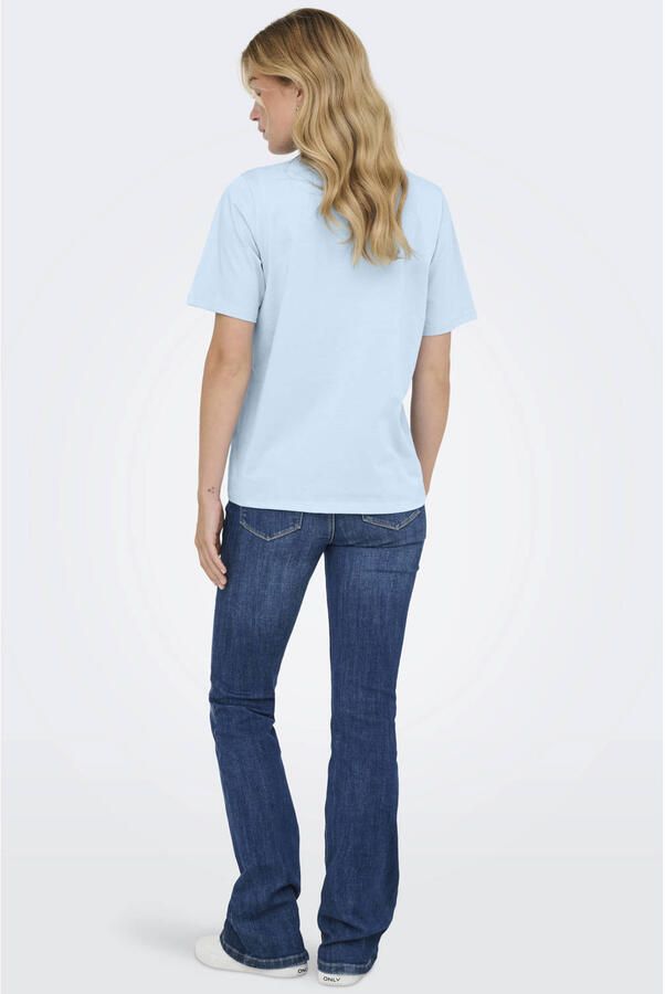 JDY T-shirt lichtblauw - Foto 2