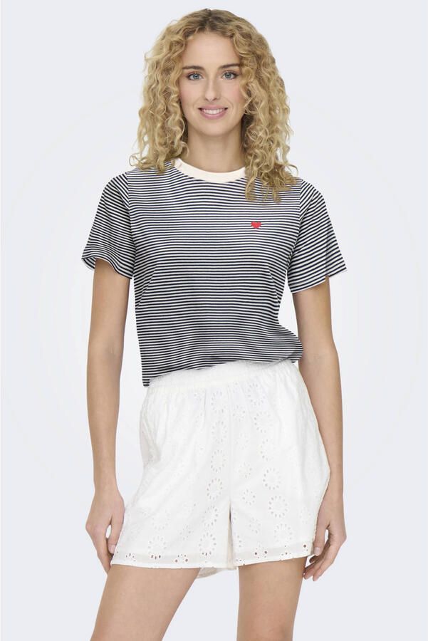 JDY Shirt met korte mouwen PISA S S PRINT TOP JRS NOOS