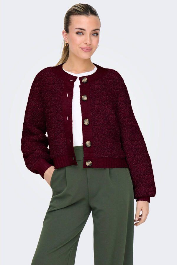 JDY Vest EIRA LIFE L S O-NECK CARDIGAN KNT