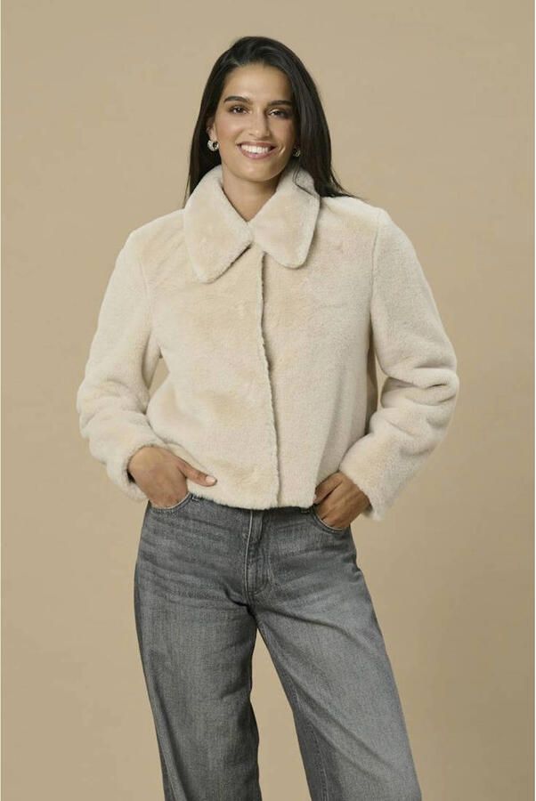 JDY Macy Life Faux Fur Jas Dames