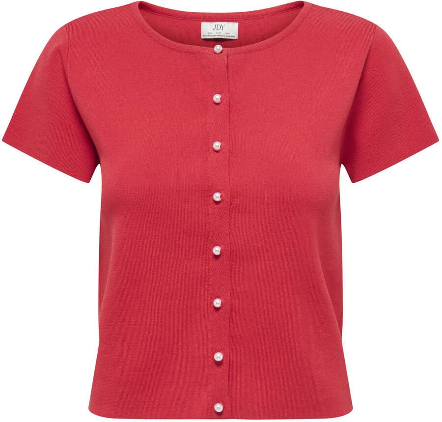 JDY top gebreid rood