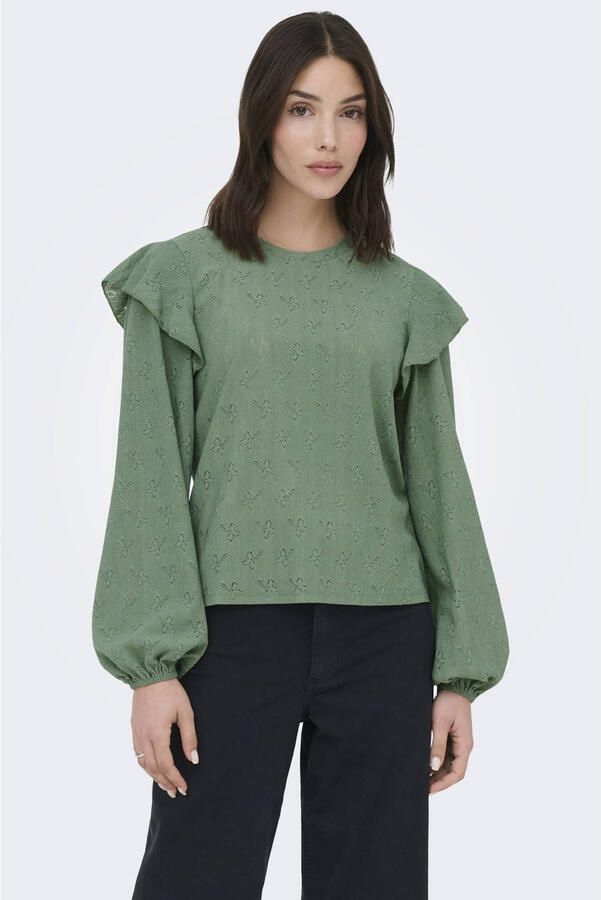 JDY top groen ajour
