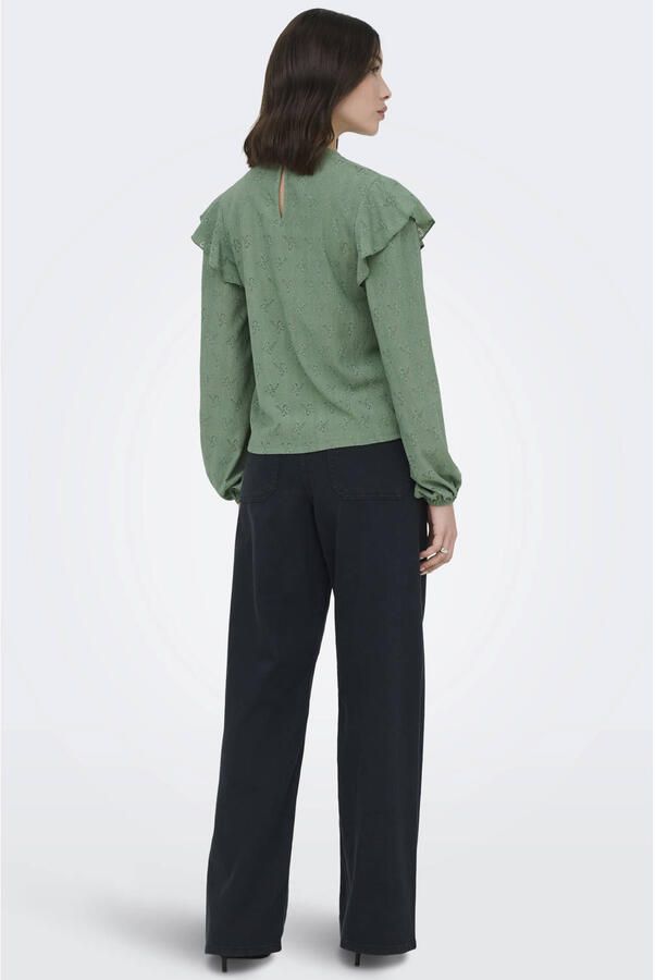 JDY top groen ajour - Foto 2